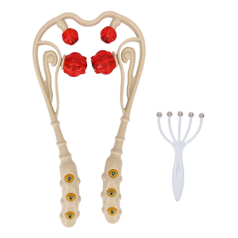 Neck Roller Massage Tool Scalp Claw Massager Reduce Fatigue Pain