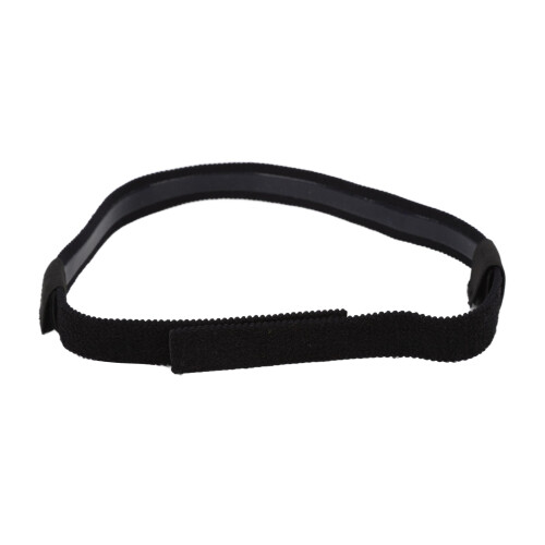 (Black) Silicone Nasal Cannula Headband Ear Protector Black