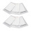 6x Elektrodenpads 8x12cm quadratisch Pin-Typ Massage 5