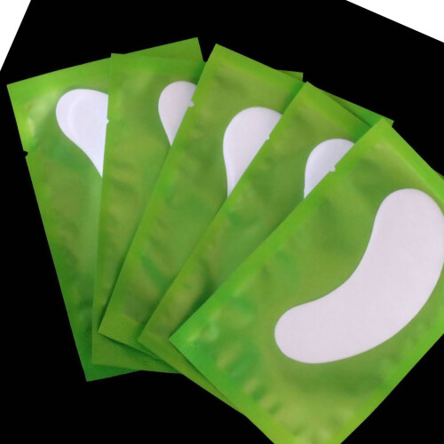 (Green) Eyelash Extensions Eye Patches Light Breathable Golden 2