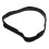 (Black) Silicone Nasal Cannula Headband Ear Protector Black 3
