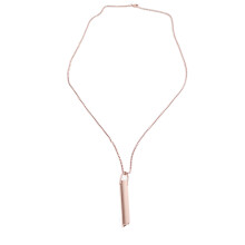 (Rose Gold) Edelstahl-Atemberuhigungs-Halskette Gold zur Stressreduktion