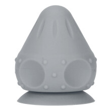 (Gray) Silicone Myofascial Release Ball Suction Cup Back Neck Massager