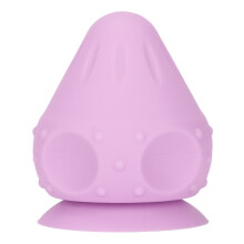 (Purple) Silicone Myofascial Release Ball Suction Cup Back Neck Massager