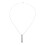 (Silver) Atem-Notfall-Silber-Angst-Whistle-Halskette aus Edelstahl 1