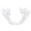 (White) 20 Pezzi Clip Bibita Dentale Plastica Bianca Monouso 5