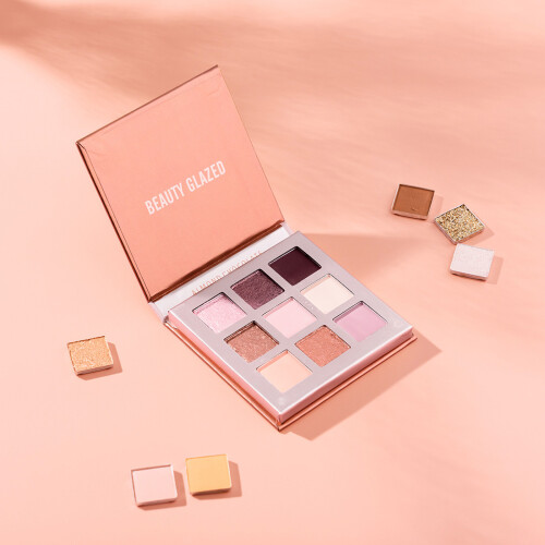 9-Farben Eyeshadow-Palette Glitter Matt 1