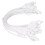 (White) 20 Pezzi Clip Bibita Dentale Plastica Bianca Monouso 3