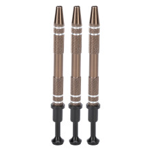 3x Schmuckzange, 4 Zinken, Schwarz
