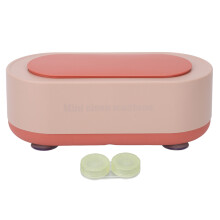 (Pink) Pulitore Ultrasonico Automatico Bianco per Gioielli