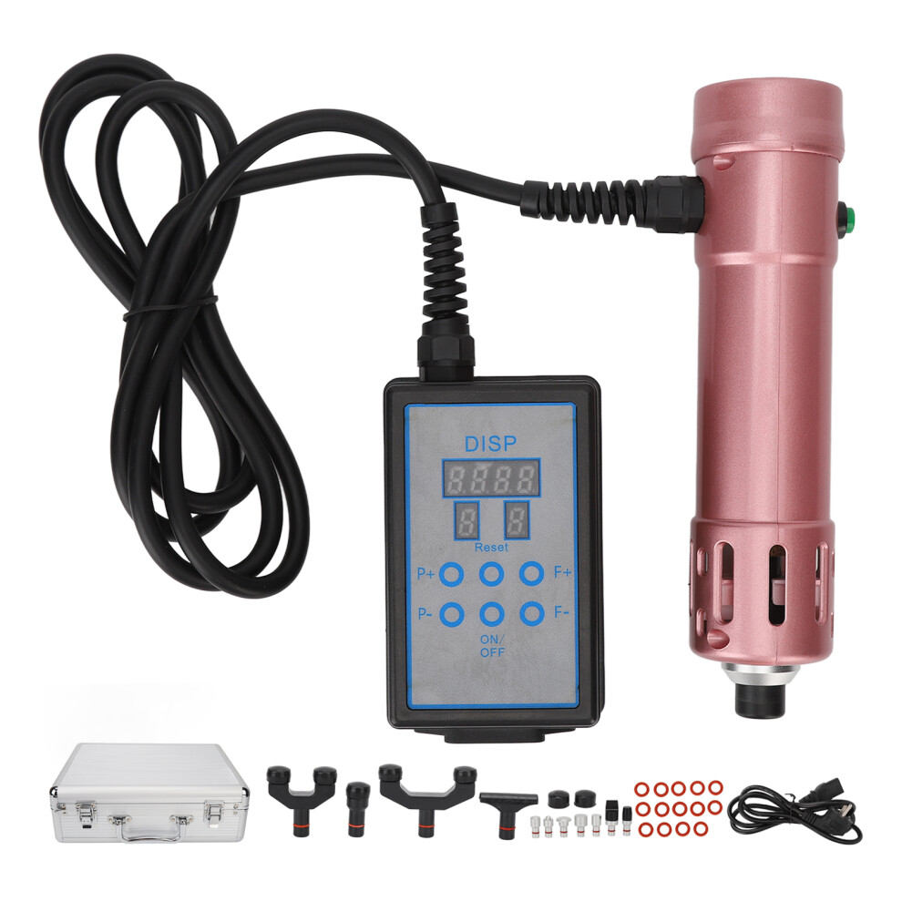 (EU Plug) Shock Wave Therapy Machine ED Treatment Rose Gold 100-240V US Plug