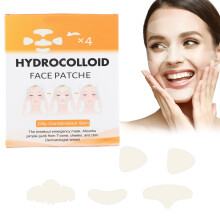 20 Pcs Hydrocolloid Acne Patches for T Zone Cheeks Chin Skin Care