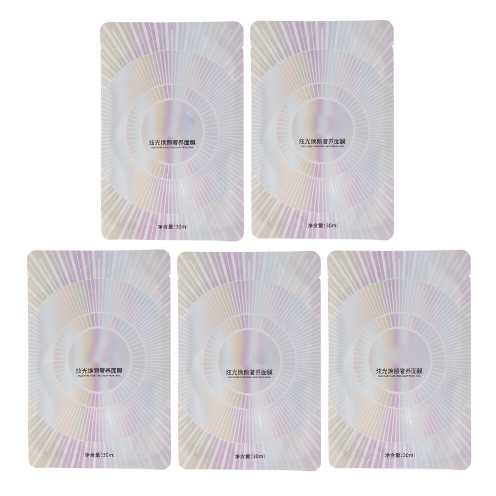 5pcs Hydrating Facial Mask Sheet for Men Women Nourishing Soothing