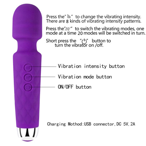 Silikon-AV-Stift Vibrator Klitoris Brust Vagina Massage