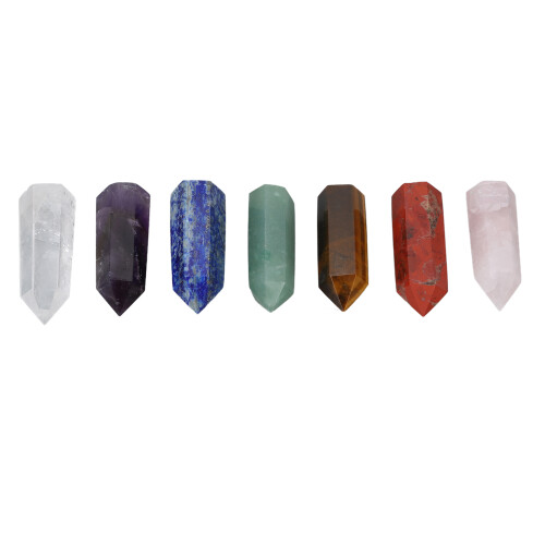 7x Heilstab-Set Chakra-Balance Energie-Stein Geschenk 2