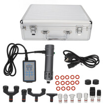 (EU Plug) Therapy Machine ED Shockwave Black Gold 100-240V EU Plug