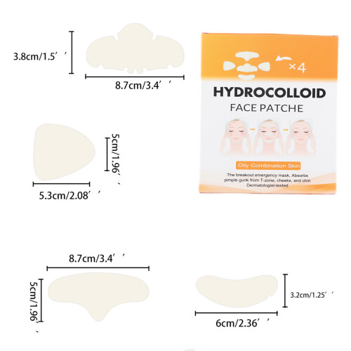 20x hydrocolloïde acne pleisters (T-zone/kin) 2