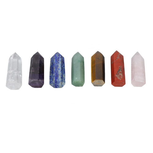 7x Heilstab-Set Chakra-Balance Energie-Stein Geschenk 1