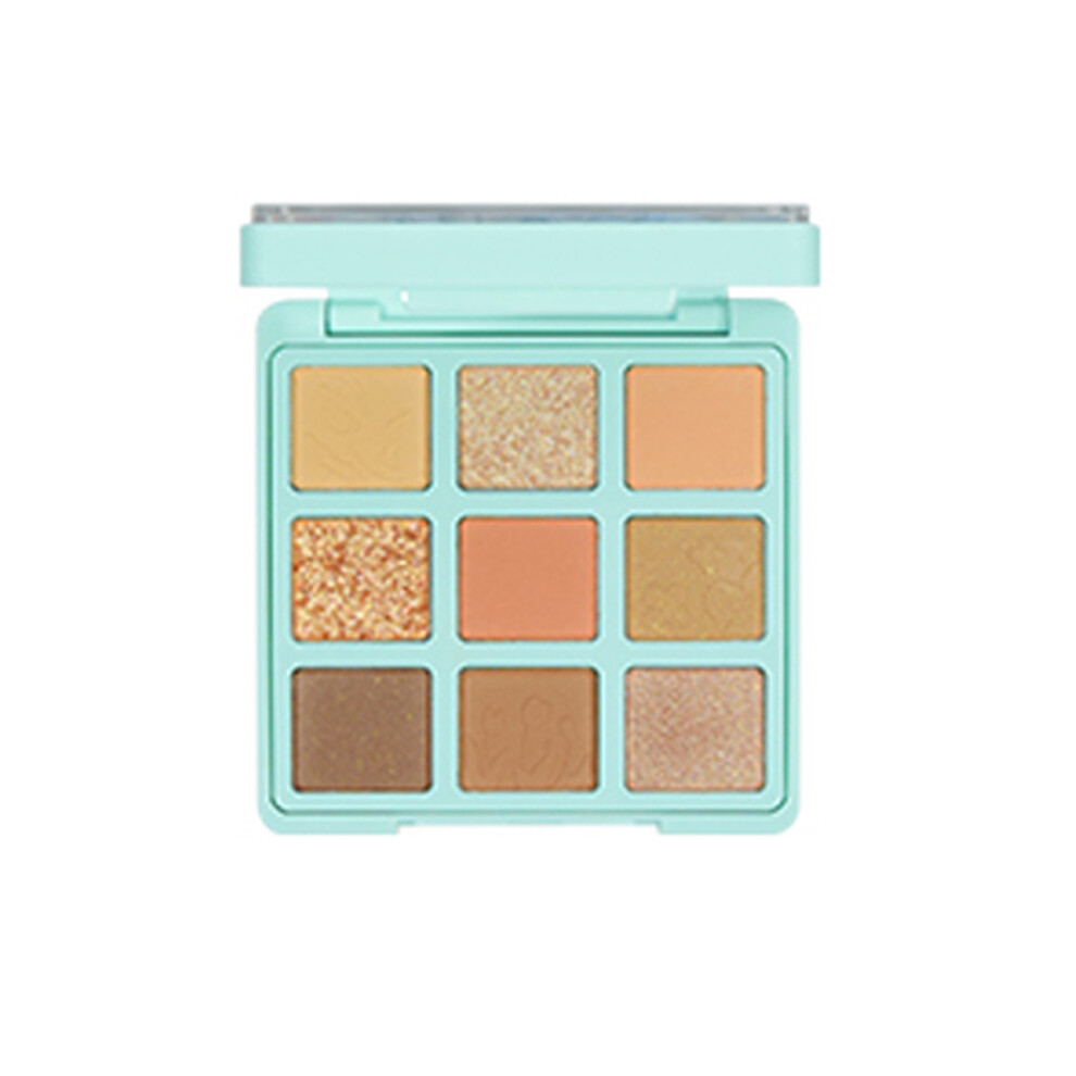 gogotales 9 Color Eyeshadow Palette High Pigment Glitter Matte