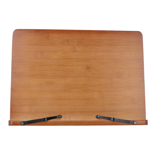 Adjustable Portable Bamboo Book Stand