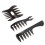 3Pcs Beard Comb Plastic Multifunctional Mustache Styling for Men 4