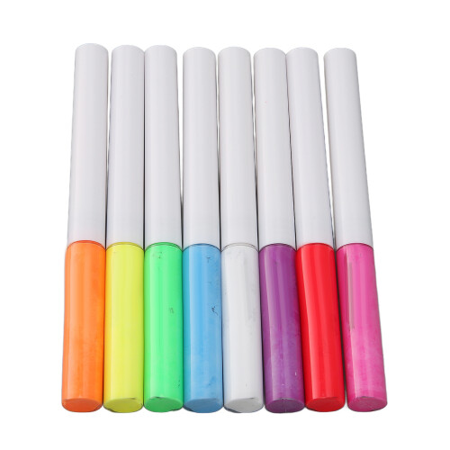 8PCS Fluorescent Liquid Eyeliner Waterproof 4ml 2