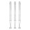 (Silver) Pinze Piercing 3 Pz, Afferratore Lingua 4 Denti, Strass, Argento 1