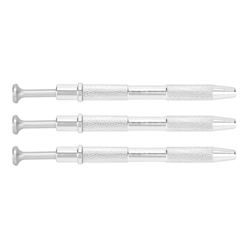 (Silver) Pinze Piercing 3 Pz, Afferratore Lingua 4 Denti, Strass, Argento 2
