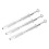 (Silver) Pinze Piercing 3 Pz, Afferratore Lingua 4 Denti, Strass, Argento 4