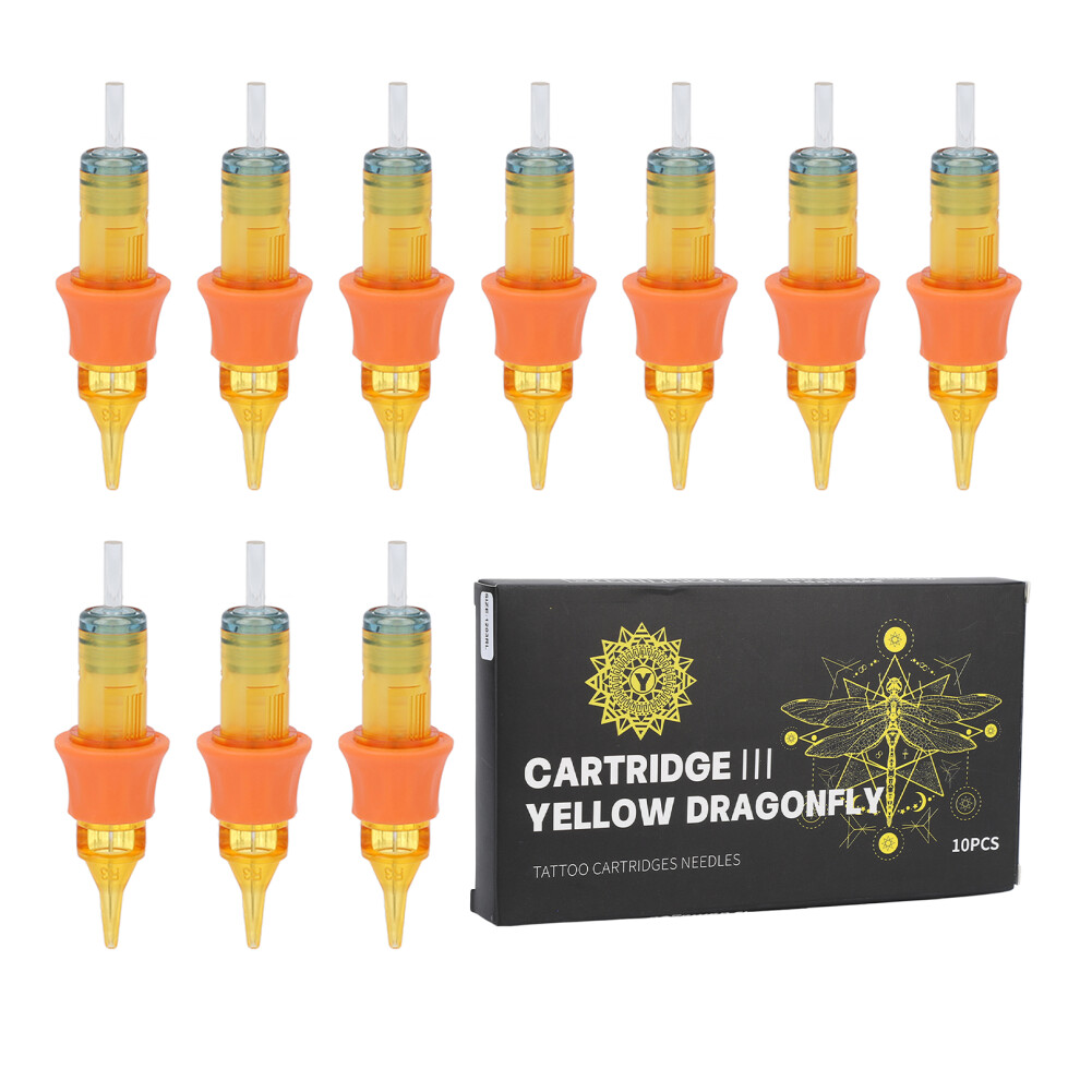 (3RL) Tattoo Cartridge Needles Round Liner 3RL Silicone Wrap Large Ink