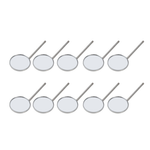 10pcs Type 5 Dental Mirror Stainless Steel Teeth