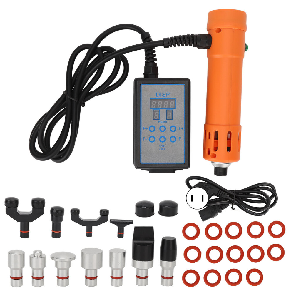 (US Plug) Shockwave Therapy Lumbar Extracorporeal Orange 100-240V AU Plug