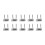 10pcs Dental Hinge Stainless Steel Ortho Bite Replacement 1