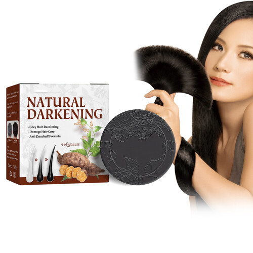 Haarverdunkelndes Shampoo Bar mit Polygonum Multiflorum