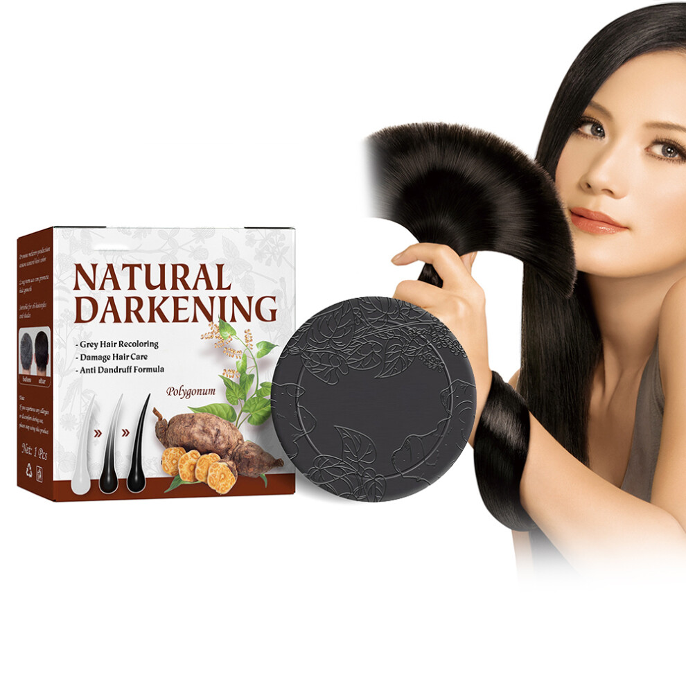 Hair Darkening Shampoo Bar Polygonum Multiflorum Natural Hair Soap