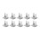 10pcs Dental Hinge Stainless Steel Ortho Bite Replacement 5