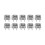 10pcs Dental Hinge Stainless Steel Ortho Bite Replacement 4
