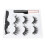 3 Paar Magnet-Wimpern-Kit mit 6D-Tusche 5ml 5