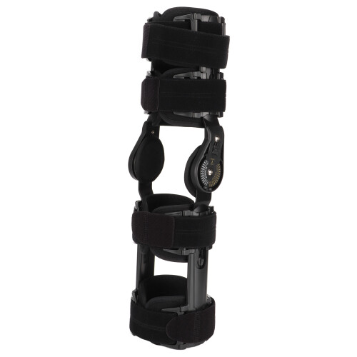 Hinged Knee Brace Adjustable with Side Stabilizers for ACL MCL PCL 2