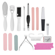 19-delige professionele pedicure set roestvrij staal