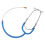 (Light Blue) Binaural Metal Red Listening Stethoscope 3
