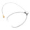 Transparent Stethoscope Damping Double Head Sound Detection Earpiece 5