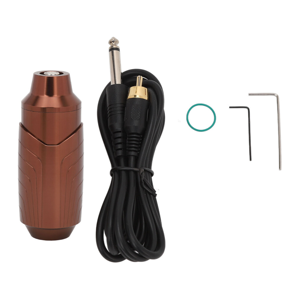 Bronze (Bronze) Tattoo Pen Machine Aluminum Alloy Set Cartridge Rca Clip Cord