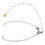 Transparent Stethoscope Damping Double Head Sound Detection Earpiece 3