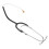 (Black) High Conductivity Binaural Stethoscope Testing Headphone Black 2