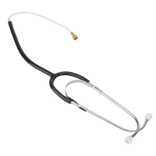 (Black) High Conductivity Binaural Stethoscope Testing Headphone Black 1