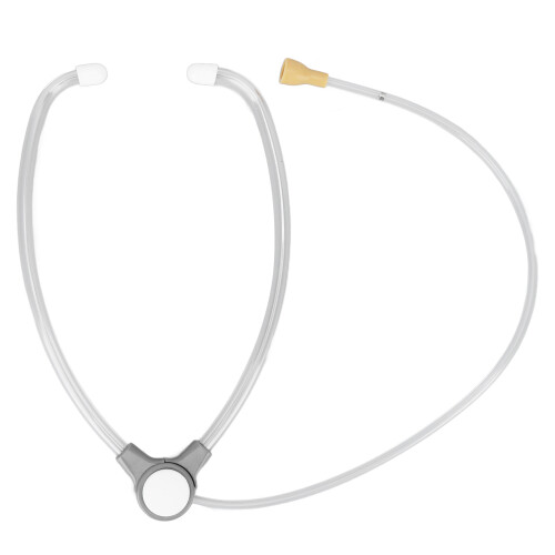 Transparent Stethoscope Damping Double Head Sound Detection Earpiece 1
