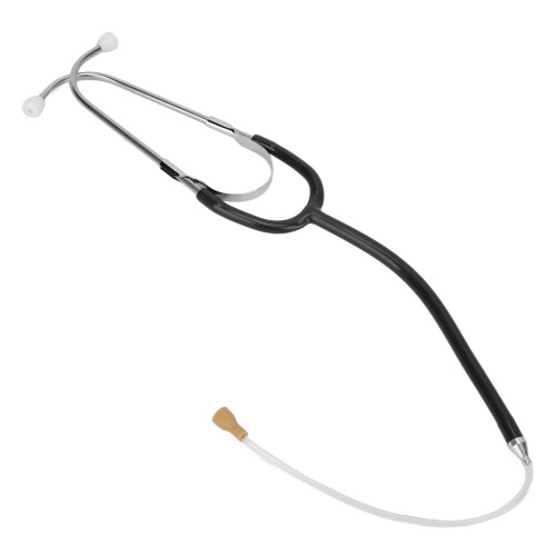 (Black) High Conductivity Binaural Stethoscope Testing Headphone Black 2