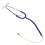 (Dark Blue) High Conductivity Binaural Stethoscope Testing Headphone Black 3