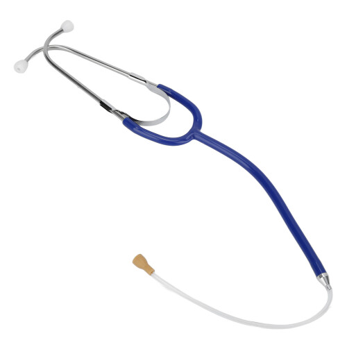 (Dark Blue) High Conductivity Binaural Stethoscope Testing Headphone Black 2